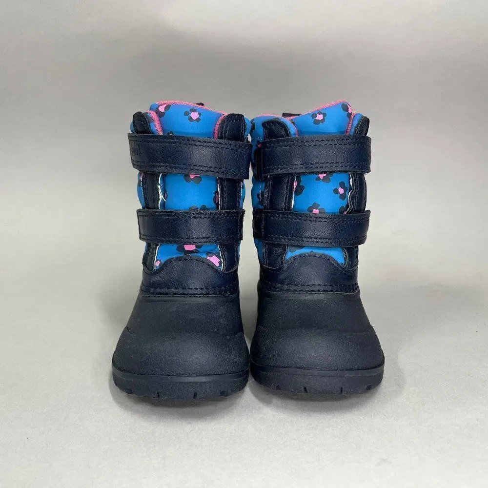 Carter's Winter Snow Boots Girl's 5M Blue Deltha Waterproof Insulated‎